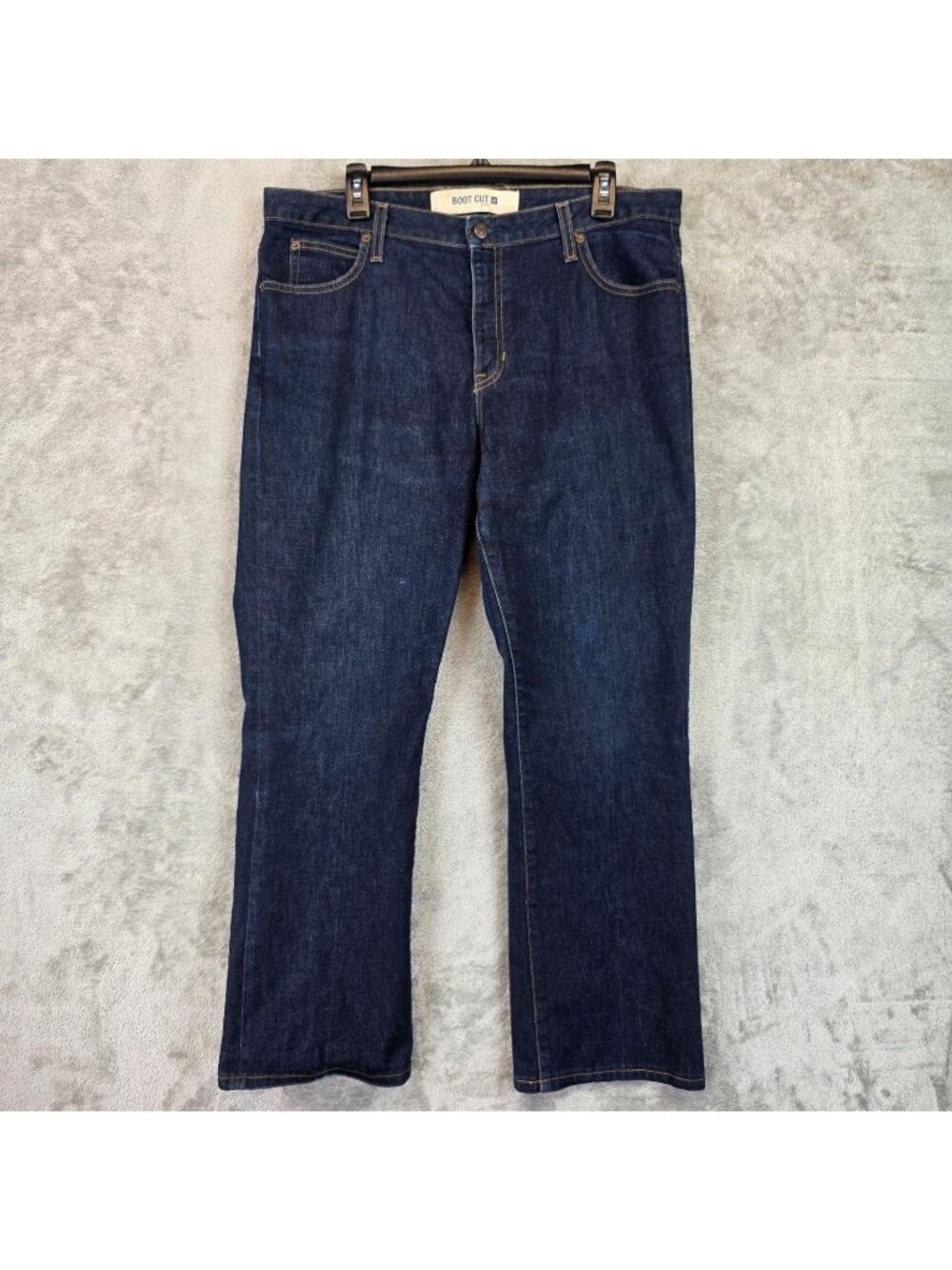 Vintage Gap Bootcut Stretch Jeans Womens 16 Long Blue Dark Wash Stretch Denim